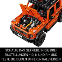 LEGO Technic Mercedes-Benz G 500 Professional Line építőkészlet, luxus terepjáró modell felnőtteknek, 2891 darabos G-osztályú gyűjtői autó 4