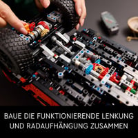 LEGO Technic Mercedes-Benz G 500 Professional Line építőkészlet, luxus terepjáró modell felnőtteknek, 2891 darabos G-osztályú gyűjtői autó 3