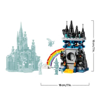 LEGO Wicked Emerald City a hrad Kiamo Ko 75689 – kreatív hračka s minifigúrkami Elphaby a Glindy, opicou a doplnkami, od 9 rokov 8