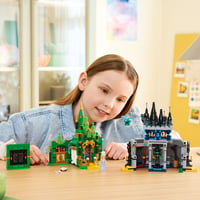 LEGO Wicked Emerald City a hrad Kiamo Ko 75689 – kreatív hračka s minifigúrkami Elphaby a Glindy, opicou a doplnkami, od 9 rokov 9
