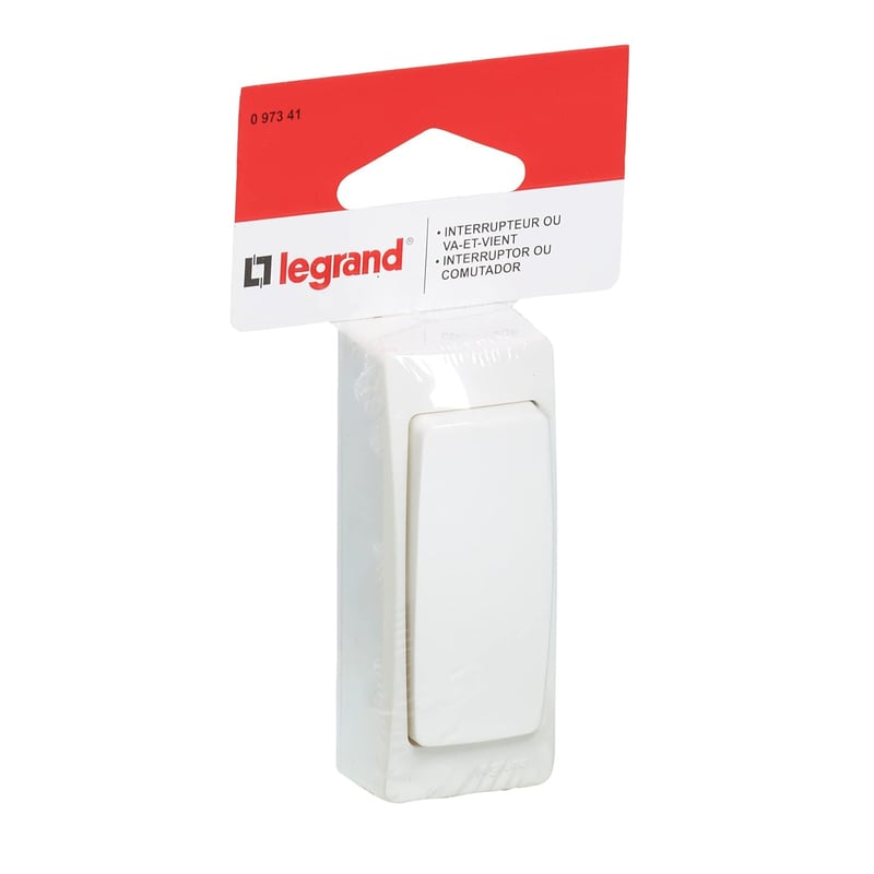 Legrand 2300W felületre szerelhető váltókapcsoló fehér slim design 230V