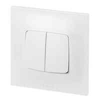 Legrand 91325 Neptune izmjenična sklopka i tipkalo s brzim spajanjem, vijčana ili kandžasta montaža, bijela, podžbukna ugradnja 2
