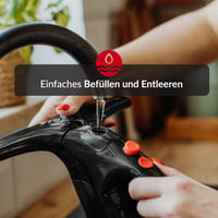 Aparat de curățat geamuri cu acumulator Lehmann cu lamelă de cauciuc, aspirator de geamuri fără fir 25 cm, set electric de curățat geamuri cu pulverizator, rezervor 100 ml, tijă telescopică și lavetă din microfibră 6