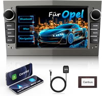 Lehwey 2DIN Android 14 autórádió DAB, CarPlay, Android Auto, Opel Corsa D/Astra J/H/Insignia/Vivaro/Zafira B - szürke 1
