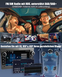 Lehwey 2DIN Android 14 autórádió DAB, CarPlay, Android Auto, Opel Corsa D/Astra J/H/Insignia/Vivaro/Zafira B - szürke 5