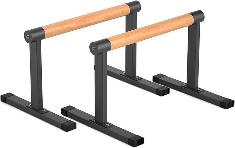 Leiblsufo Parallettes Fa Nyújtófák Kézálláshoz és Fekvőtámaszhoz