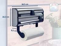 Dispenser de folie alimentară și folie de aluminiu cu montare pe perete Leifheit Parat Royal, cu lame ascuțite 6