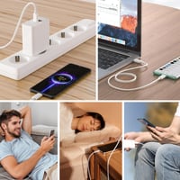 Rýchlonabíjačka Leikedun 100W Supercharge pre Huawei Mate 60/50/40, P60/50/40, Nova 12/11/10/9 Pro, Honor 100/90/80/70 Pro, Magic 6/5/4 – 2-portová, 6A USB-C kábel (1,5 m) 7