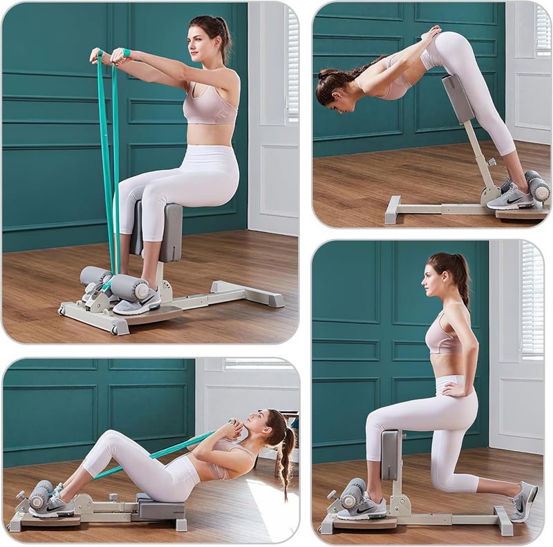 leikefitness Deep Sissy Squat Bench Multifunkcionális Lábtrainer