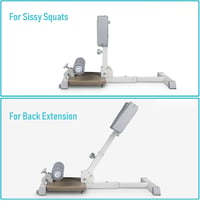 leikefitness Deep Sissy Squat Bench Multifunkcionális Lábtrainer 7