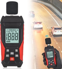 Leikurvo Zajmérő 30-130dB LCD Kijelzővel Háztartási Zajszint Mérő 1