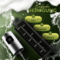 Leisure Life Spray pentru ulei, Obsidian Black, sticlă cu protecție UV și înveliș din oțel inoxidabil, 100% fără BPA, pulverizator de ulei pentru bucătărie 5