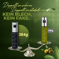 Leisure Life Spray pentru ulei, Obsidian Black, sticlă cu protecție UV și înveliș din oțel inoxidabil, 100% fără BPA, pulverizator de ulei pentru bucătărie 3