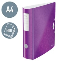 Zakladač Leitz 180° Active WOW A4, chrbát 8,2 cm – fialový 2