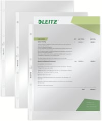 Leitz A4 Dokumentumtartó Mappa 10 db Vízálló PVC Kemény Fólia - Single 1