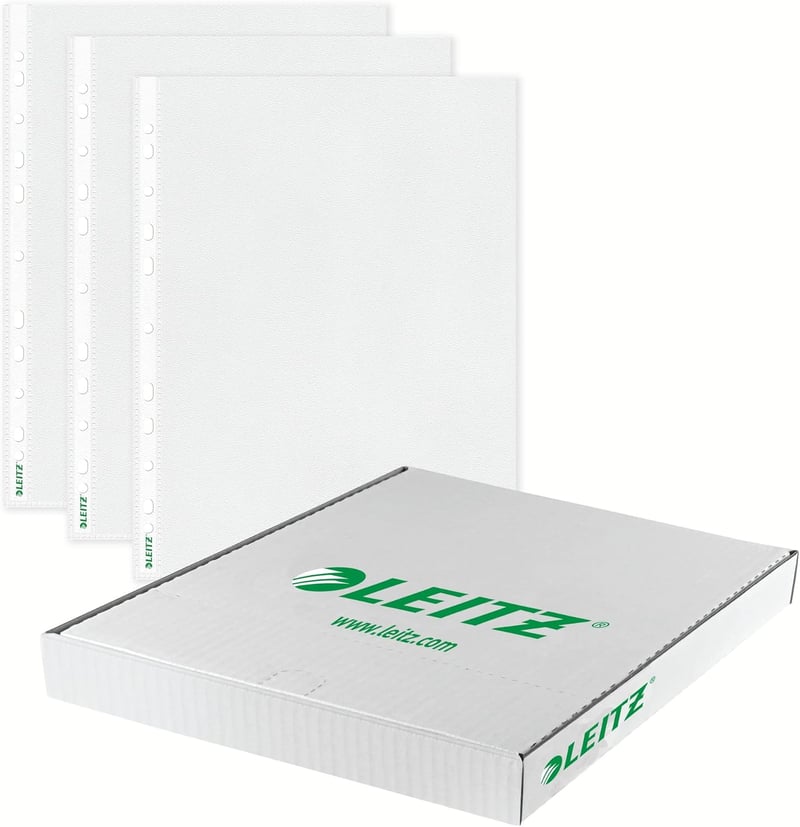 Leitz A4 Dokumentumtartó Mappa 10 db Vízálló PVC Kemény Fólia - Single