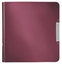 Kvalitný zakladač Leitz Active Style A4 – granátovo červený, šírka chrbta 8,2 cm, 180° otváranie, zatváranie na gumičku, polypropylén 3