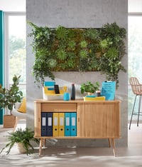 Sklenená stolová tabuľa Leitz Cosy s popisovateľným povrchom, zamatovo sivá, 39470089 6