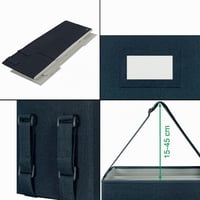 Leitz Desk Sharing Textilná pracovná taška na hybridnú a mobilnú prácu, skladacia taška na notebook, taška na hot desking, sivá, veľkosť L, 6444008 6
