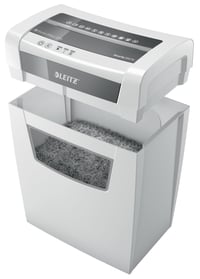Skartovačka Leitz IQ Home Office S 80360000, 9-8 listov (70-80 g/m²), úroveň zabezpečenia P4, priečny rez, 15 l kôš, certifikát TÜV+GS 9