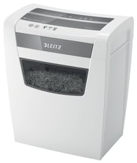 Skartovačka Leitz IQ Home Office S 80360000, 9-8 listov (70-80 g/m²), úroveň zabezpečenia P4, priečny rez, 15 l kôš, certifikát TÜV+GS 1