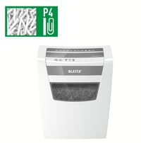 Skartovačka Leitz IQ Home Office S 80360000, 9-8 listov (70-80 g/m²), úroveň zabezpečenia P4, priečny rez, 15 l kôš, certifikát TÜV+GS 3