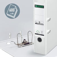Leitz Iratgyűjtő A4 Fehér Műanyag 80mm 3 Darab Csomag - White, Wide 2