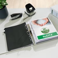 Leitz Iratgyűjtő A4 Fehér Műanyag 80mm 3 Darab Csomag - White, Wide 4