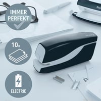 Elektrická zošívačka Leitz NeXXt WOW 55661095, kapacita 10 listov, čierna 2