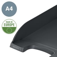 Leitz Plus odkladací priečinok na dokumenty A4 - čierny - 5 ks 3