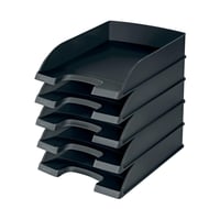 Leitz Plus odkladací priečinok na dokumenty A4 - čierny - 5 ks 1