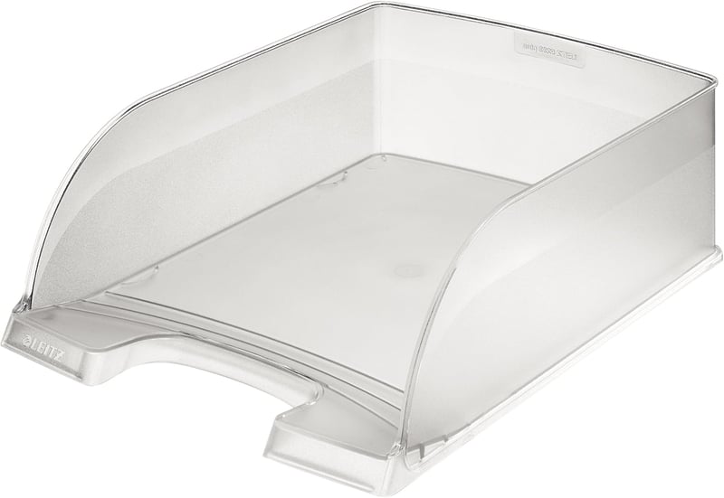 Leitz Plus Slim A4 Irattálca Fagyott Fehér Levéltartó - 1 pc., Transparent
