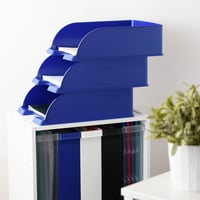 Leitz Plus Slim A4 Irattálca Fagyott Fehér Levéltartó - 1 pc., Transparent 5