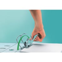 Prezentačný zakladač Leitz Slim A4 biely, krúžkový, kapacita 350 listov, 69x319x290 mm 2