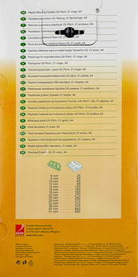 Špirálové väzby Leitz A4 12 mm čierne, balenie 100 ks, plastový hrebeň na 95 listov, 35043 2