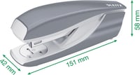 Leitz tűzőgép 30 lap kapacitás irodai tűzőgép - 30 sheet, ice blue, Cardboard packaging 3