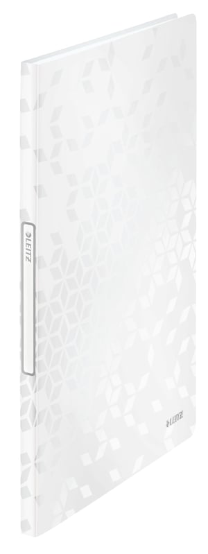 Leitz WOW 46310001 mapa za prezentaciju A4 formata, s 20 prozirnih džepova, za 40 listova, biserno bijela