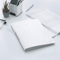Prezentačná zložka Leitz WOW 46310001, formát A4, 20 priehľadných vreciek, na 40 listov, perleťová biela 2