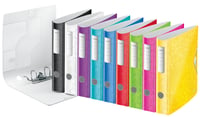 Zakladač Leitz WOW Active 11070036 A4 – metalická modrá – 6,5 cm 6