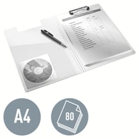 Leitz WOW Doska s klipom, polyfoam, kovový klip, metalická modrá 3