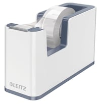 Leitz WOW Duo Colour Stolový odvíjač lepiacej pásky s páskou, biela/sivá 1