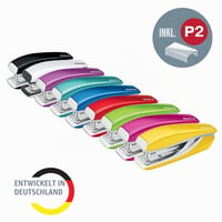 Mini zošívačka Leitz WOW, 10 listov, kovová, s 1000 spinkami, ružová 5