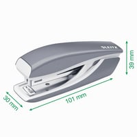 Mini zošívačka Leitz WOW, 10 listov, kovová, s 1000 spinkami, ružová 3