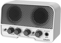 LEKATO 5W Mini Gitárerősítő Bluetooth 5.0 Funkcióval - Hordozható Elektromos Gitár Kombó Erősítő Kettős Hangszóróval, Clean és Overdrive Csa 8