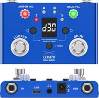 LEKATO Gitár Looper Pedál Hangoló Funkcióval - 4 Memóriahely, 11 Perces Felvétel, 30 Dobminta, USB Csatlakozás, Applikációs Szerkesztés, Ele 1