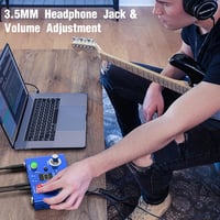 LEKATO Gitár Looper Pedál Hangoló Funkcióval - 4 Memóriahely, 11 Perces Felvétel, 30 Dobminta, USB Csatlakozás, Applikációs Szerkesztés, Ele 7
