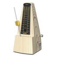 Mechanický metronóm LEKATO s kovovým prevodom - hlasný, presný časovač pre klavír, gitaru, husle - klasický pyramídový dizajn, 40-208 BPM 1
