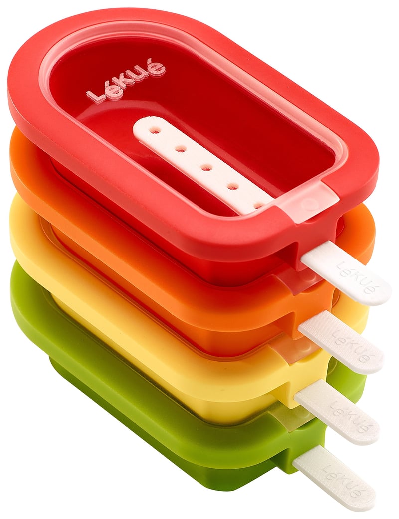 Lékué mini formy na zmrzlinu, stohovateľné, 10,5 cm, 4 ks, mix farieb, silikónové