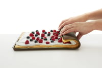 Silikónová podložka na pečenie Lékué Roll Mat, 40x30 cm, hnedá, forma na roládu 6
