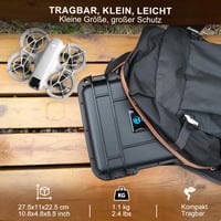 Prenosné vodoodolné pevné puzdro LEKUFEE pre dron DJI Neo, Neo Fly More Combo, diaľkový ovládač RC-N3, RC-N2 a príslušenstvo 4